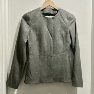 (4) MaxMara Peplum Wool/Silk Preppy Office Minimalist Quiet Luxury Blaze…